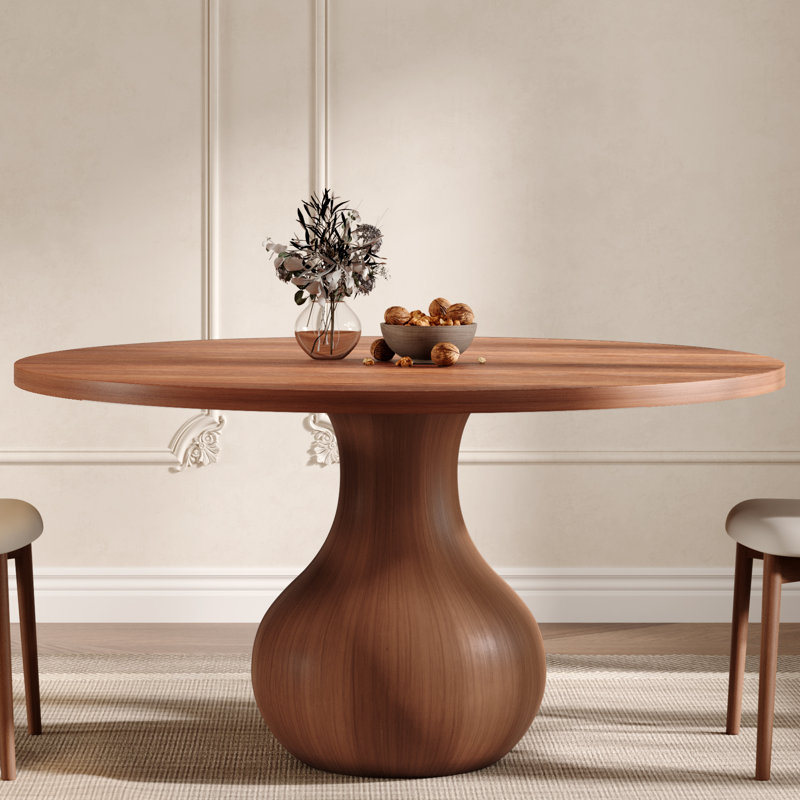 Table de salle à manger Ikerne, H 29,52 po x L 47,24 po x l 47,24 po