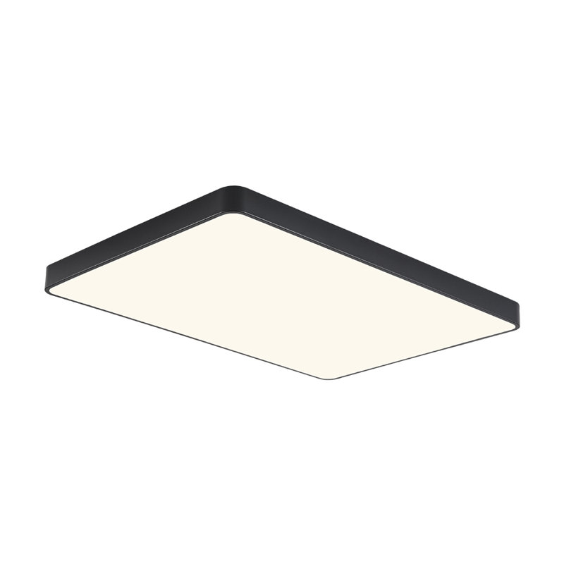 Kita 33.9" 1 - Light Rectangle Dimmable Led Flush Mount, Matte Black