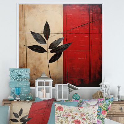 " Red Leaves Ruby Reduction "