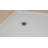 DreamLine SlimLine 30 inch D x 60 inch W x 2 3/4 inch H Single Threshold White Alcove Shower Base with 2 inch Polished Nickel Left Round Drain-118322191-118322200