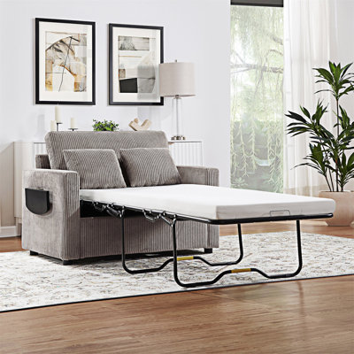 Canapé-lit avec matelas pliable