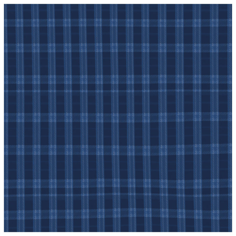 Navy Blue Plaid Comforter, Twin Extra Long