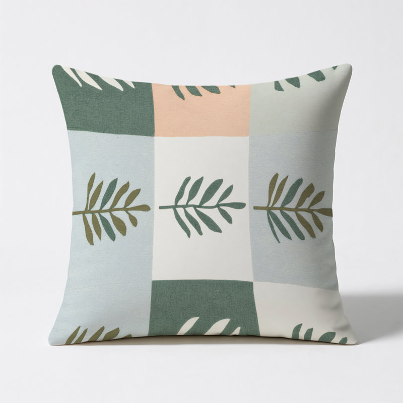 Willow’S Grace Indoor And Outdoor Throw Pillow, Square 18"
