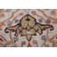 Tapis gris en laine noué à la main de conception unique 10 pi x 13 pi 7 po New Age