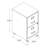 14.25'' Wide 2 -Drawer Mobile Steel File Cabinet-431416765
