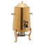 Distributeur de thé à café à boisson chaude autoportant en acier inoxydable de 3,4 gallons et 3,4 gallons avec support à carburant