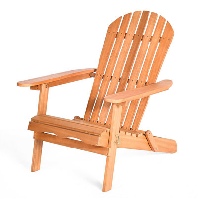 Chaise Adirondack pliante en bois massif Antoine