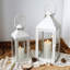 Ensemble de 2 lanternes décoratives brossées 17,5 po et 13,5 po-972877868