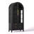 70.9" Tall Freestanding Arch Display Cabinet With Color Led Light Modes And Motion Sensor, Large Capacity Tempered Glass Doors Office Storage Cabinets-2091892795