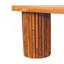 Banc cannelé en bois massif Artisan Furniture