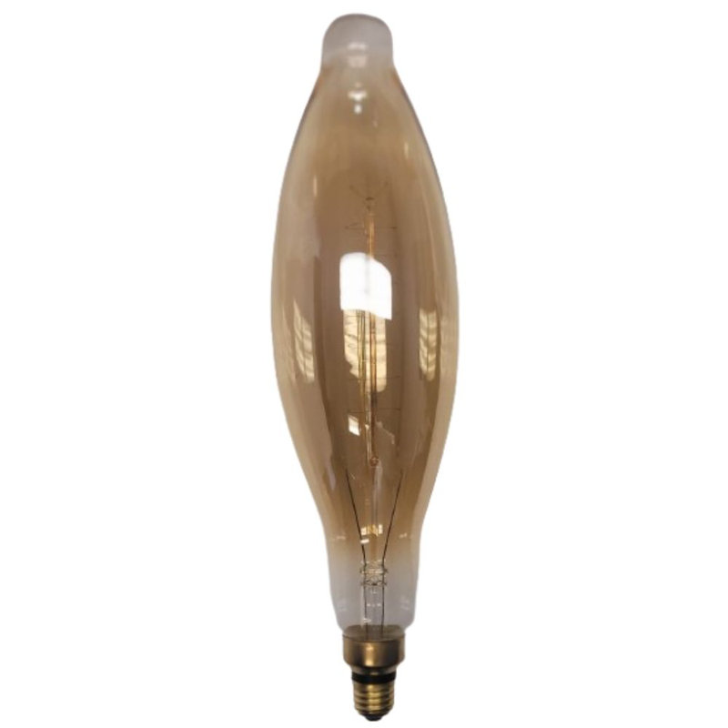 Oversized Amber Edison Filament Bulb