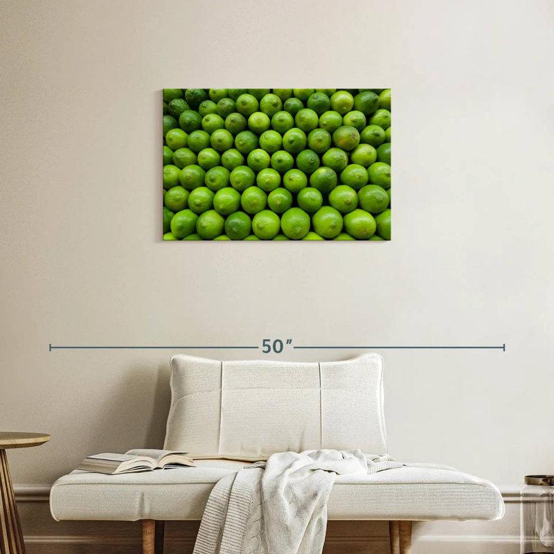Yarlin Stacked Limes, 20" H x 30" W