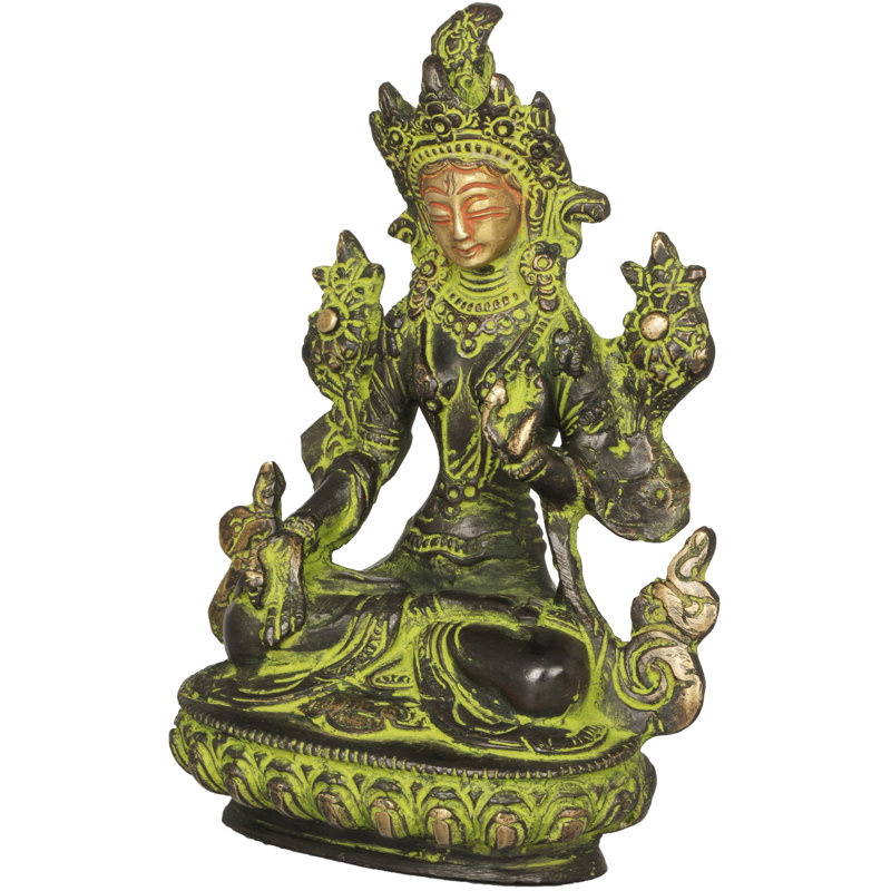 La divinité féminine suprême dans le bouddhisme tibétain, Noir / vert / or