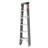 Fibreglass Step Ladder 6-Step 250Lbs Grey
