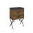 Almond 2-Drawer Nightstand