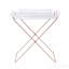 Table-plateau en acrylique et cuivre transparent Cercie
