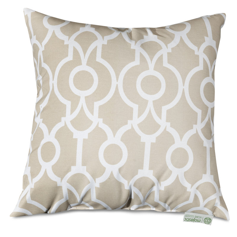Coussin Athens, H 20 po x l 20 po, Sable
