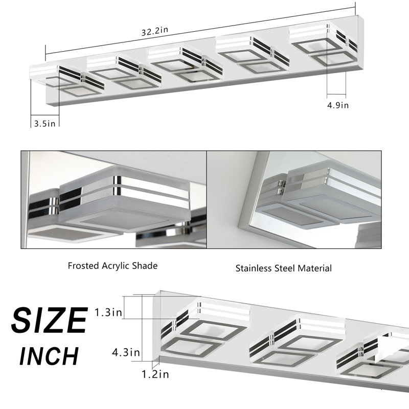 Harren 5 - Light LED Vanity Light