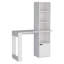 Bureau d'ordinateur avec 1 armoire et bibliothèque à 4 niveaux-602110578