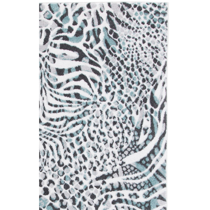 Ameyah Performance Animal Print Rug, Rectangle 3' x 5'