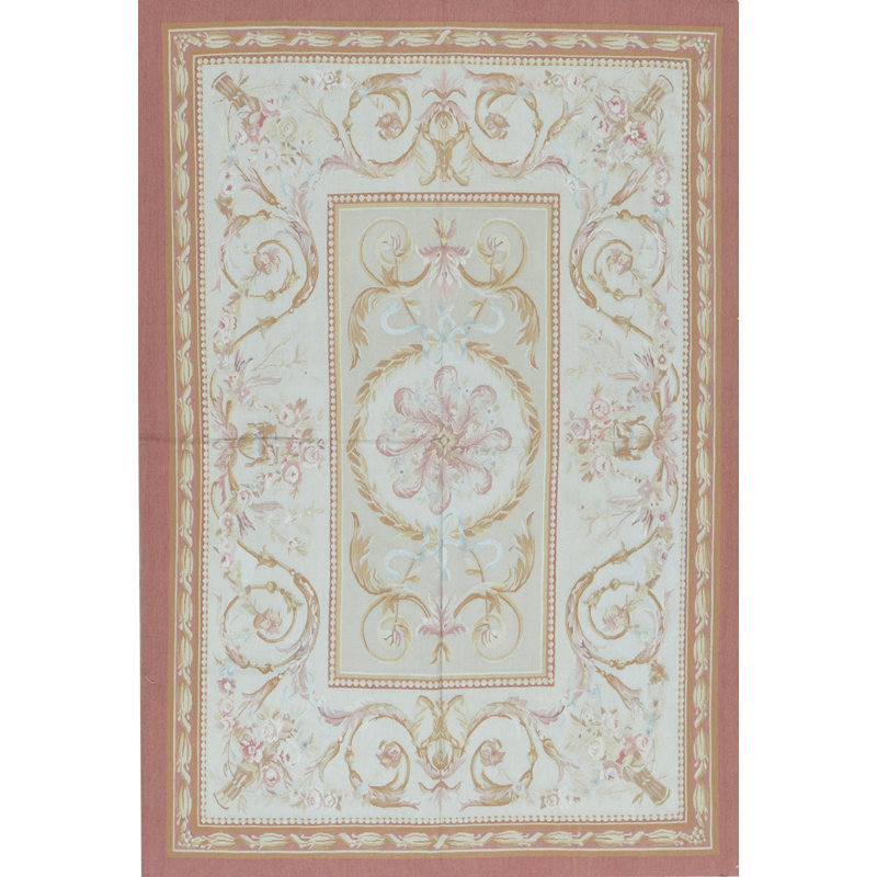 Aubusson Renaissance Wool Oriental Area Rug