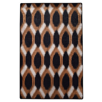 Tapis antibactérien 100% polyester, 31,5 po x 59,1 po | Hauteur des poils: 0,15 po, épaisseur totale: 0,4 po | Dessous antidérapant, lavable à la machine, idéal pour les entrées et les espaces de vie
