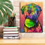 «Dog Ball Love» par Dean Russo Studios, art mural sur toile-1916059960