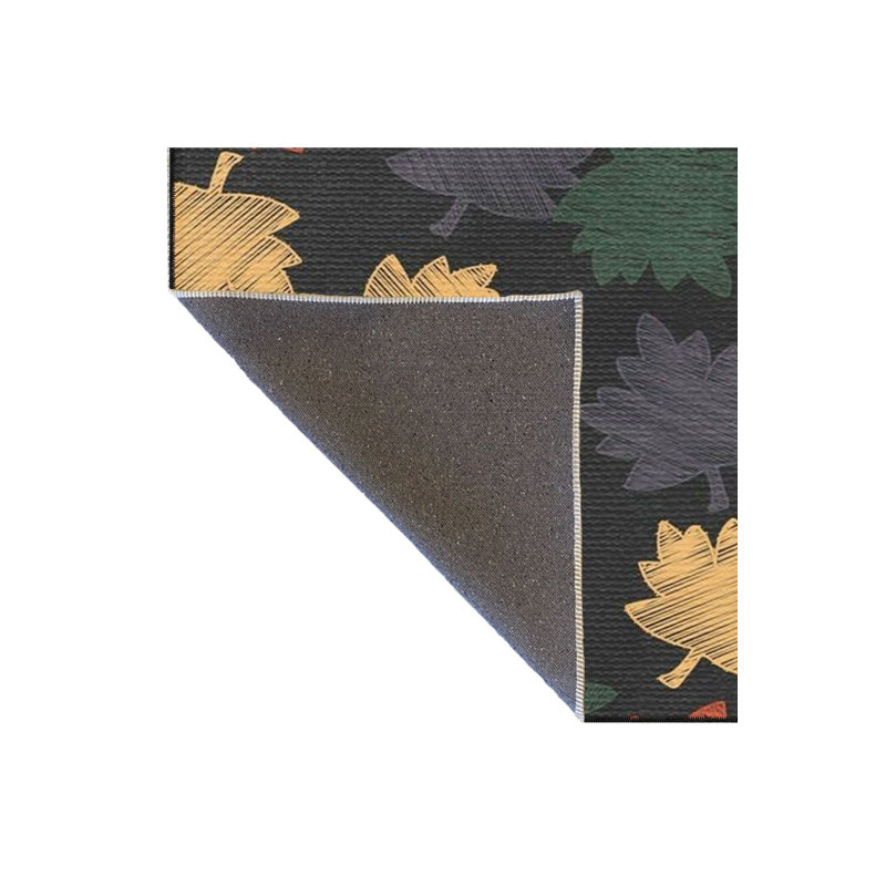 Tapis lavable Leafy, Tapis de couloir 2 pi 6 po x 6 pi 7 po inclus