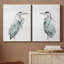 Blue Heron I - Ensemble de 2 reproductions sur toiles tendues-1547463000
