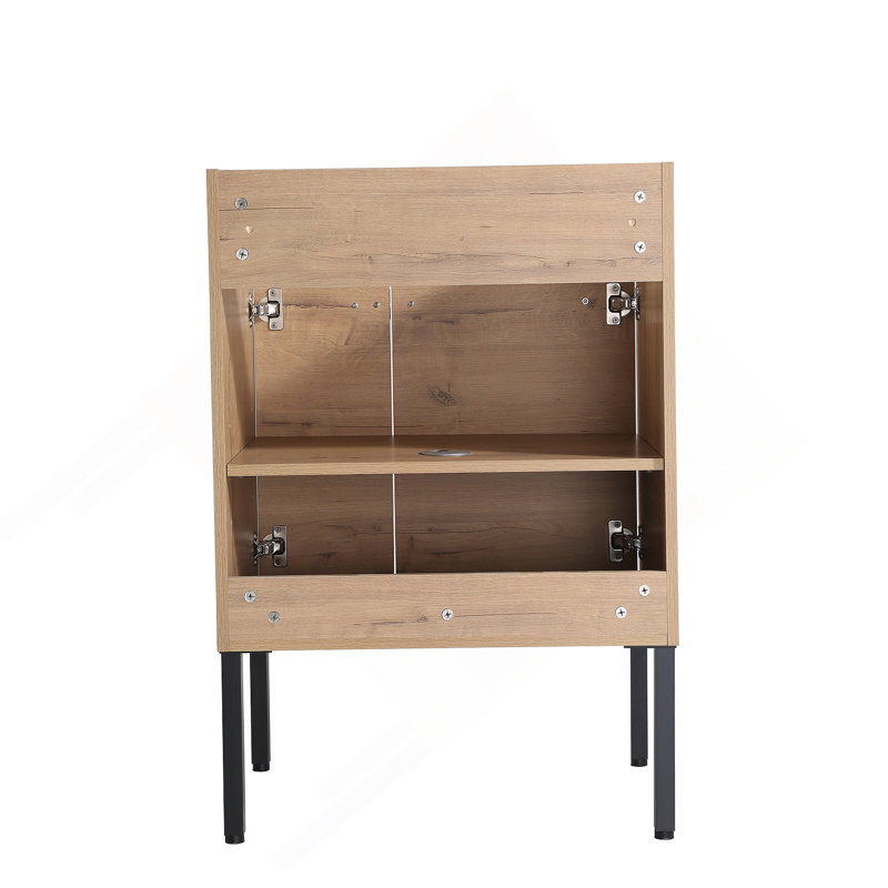 Meuble-lavabo autoportant avec lavabo