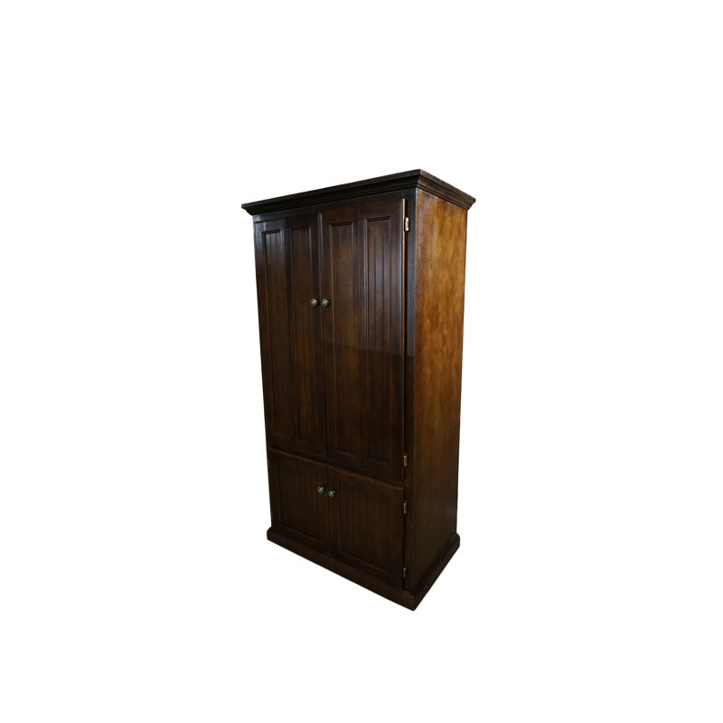 Bureau armoire en bois massif Neasa, Mousse au chocolat