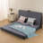 Tri-fold 6'' Memory Foam Mattress, Foldable Futon Mattress with Washable Cover, Extra Support Portable Murphy Bed Mattress-448156870