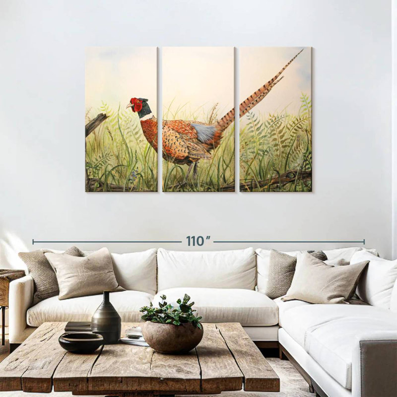 Brampt Glorious Pheasant, 48" H x 74" W