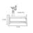 31.5in Rattan Weaving Shoe Bench