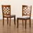 17.9'' H Upholstered Oak Side Chair