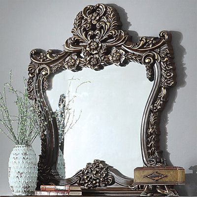 Miroir sculpté à la main de style luxueux MOBILYA