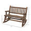 Chaise berçante en bois 2 personnes-1285255272