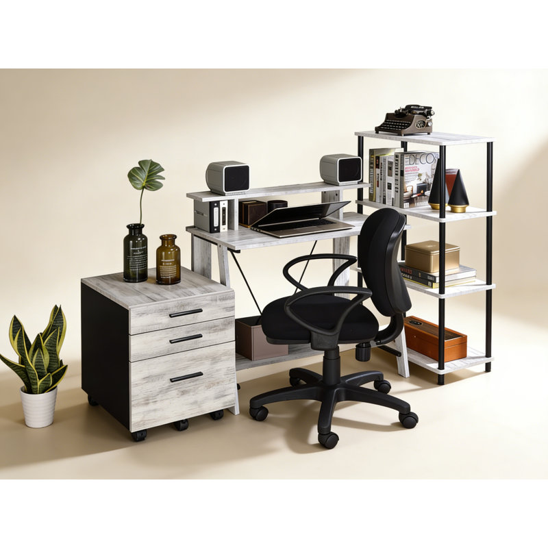 Nypho Writing Desk, White