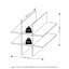Organisateur de cubes de rangement pour bouteilles Furinno, 9 compartiments, chêne foncé-108766962