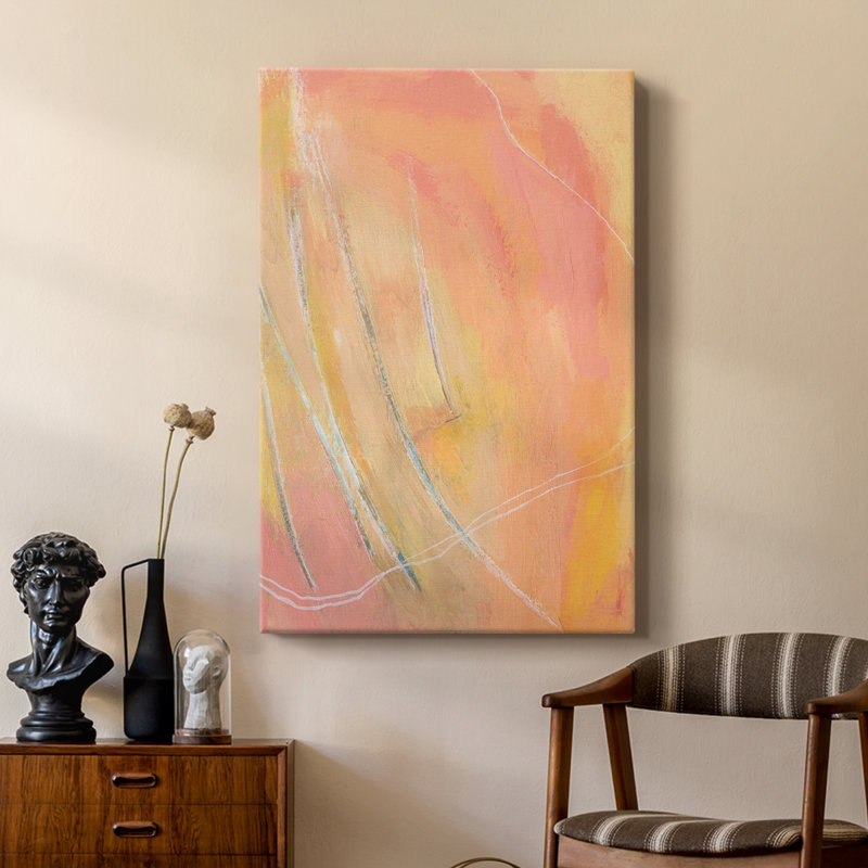 Peach Bliss I - galerie sur mesure, H 36 po x l 24 po