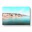 Shoreline Of Sitges In Spain In Abstract - Wrapped Canvas-55341110