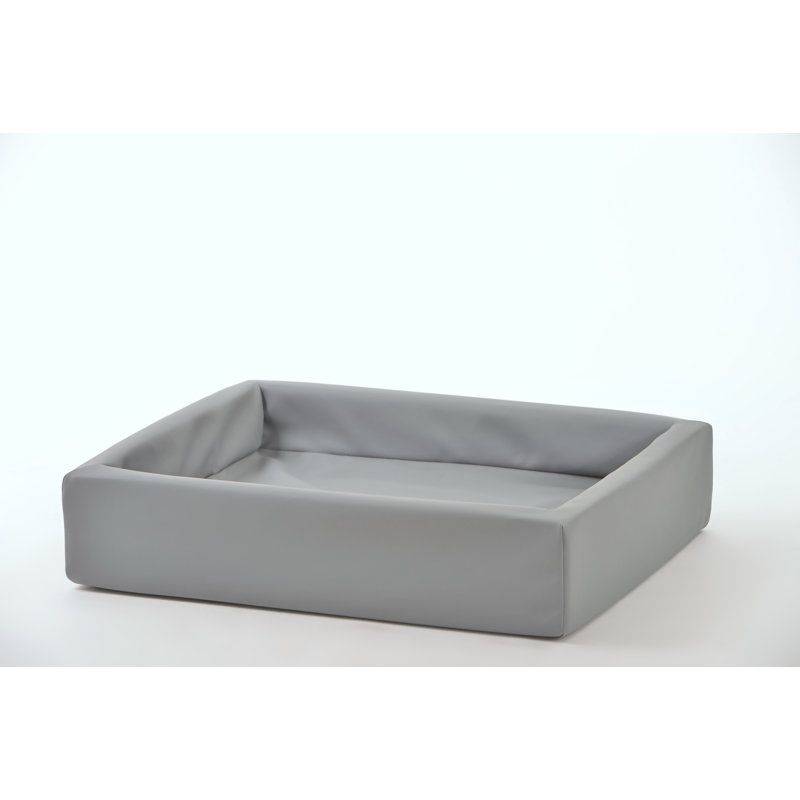Eady Faux Leather Pet Bed, 15cm H x 70cm W x 58cm D