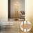 Modern Floor Lamp With Shelves And Three Adjustable Gold Led Lights