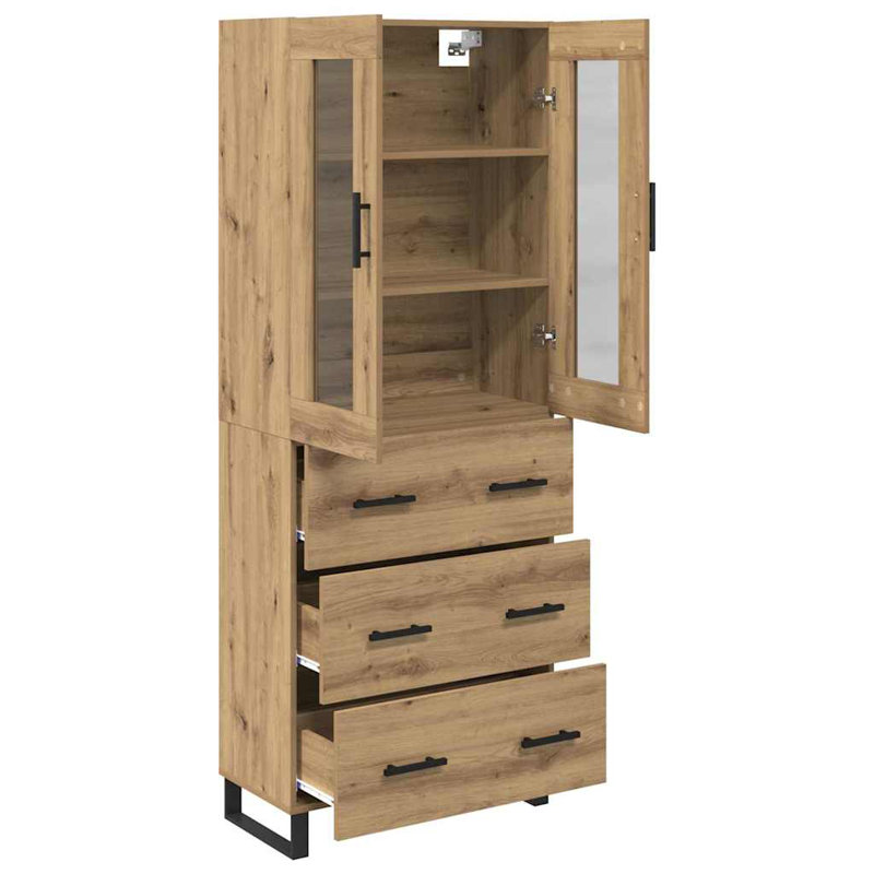 69.5cm Sideboard, Artisan Oak