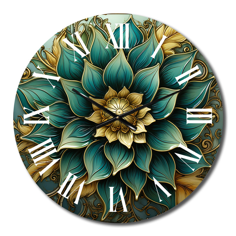 Horloge murale boho Mandala, Petit