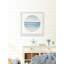 Reproduction d’art sur papier encadrée « relaxation beach »-1352924958