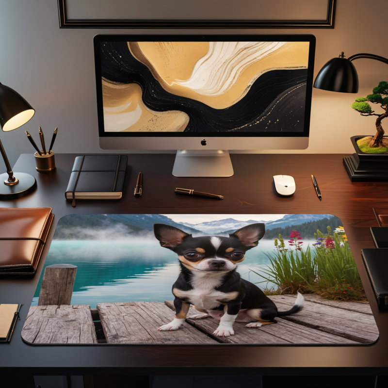Polyester Desk Pad, 23.6x13.8