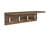 Modern Wall Shelf, Walnut Color, 23.6 x 5.7 x 6.4 Inches | 100% Melamine Coated Particle Board, Thickness: 0.7 Inches | Multipurpose Hanging Rack with Numerous Shelves for Additional Storage, Stylish Home Organization-404666810