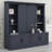 Decorative Tree-Style Entryway Cabinet With Sliding Storage Rails For Living Room & Hallway