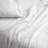 Sheet Set King Size 4-Piece Split Head – Bamboo & Microfiber Blend in White with Cooling & Moisture Wicking